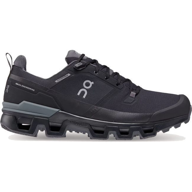 On Running Men&#39;s Cloudwander Waterproof Hiking Shoe Black 73.98606