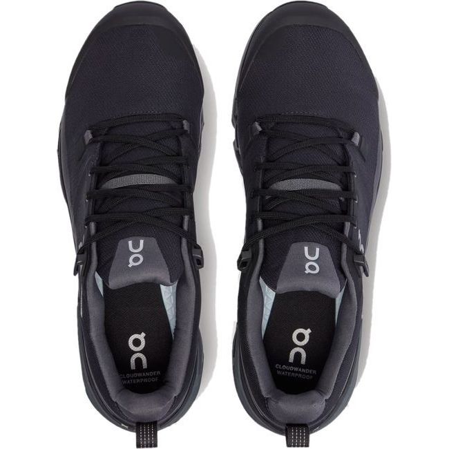On Running Men&#39;s Cloudwander Waterproof Hiking Shoe Black 73.98606