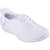 Skechers Women's Newbury St Lightly Slip On Shoe White 100439-WHT