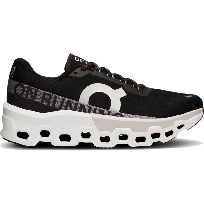 On Running Men's Cloudmonster 2 Running Shoe Black/White 3ME10121197