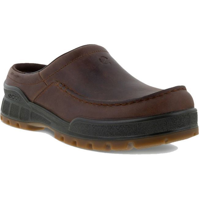 ECCO Men's Track 25  Moc Toe Clog Cocoa Brown 833334-02482