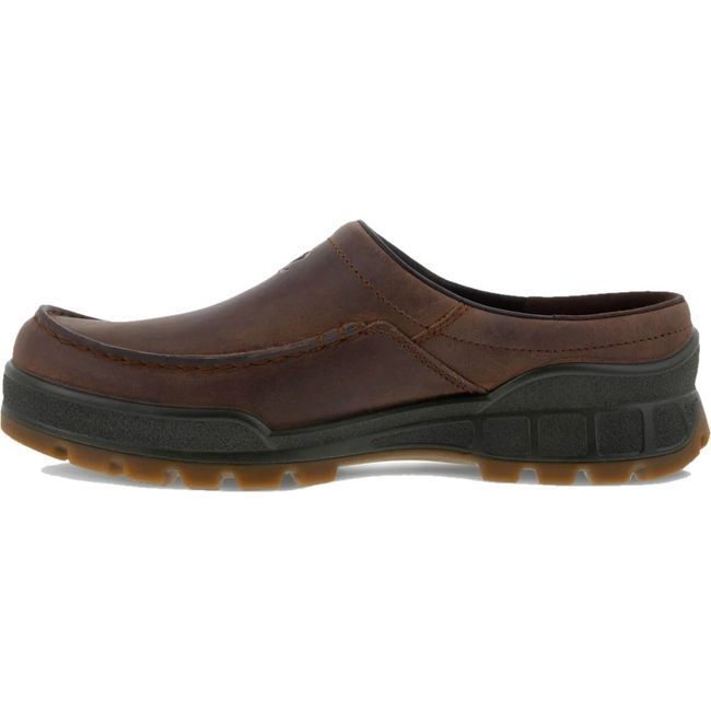 ECCO Men's Track 25  Moc Toe Clog Cocoa Brown 833334-02482