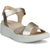 ECCO Women's Flowt Wedge Cork Sandal Pure White/Gold 273323-01688