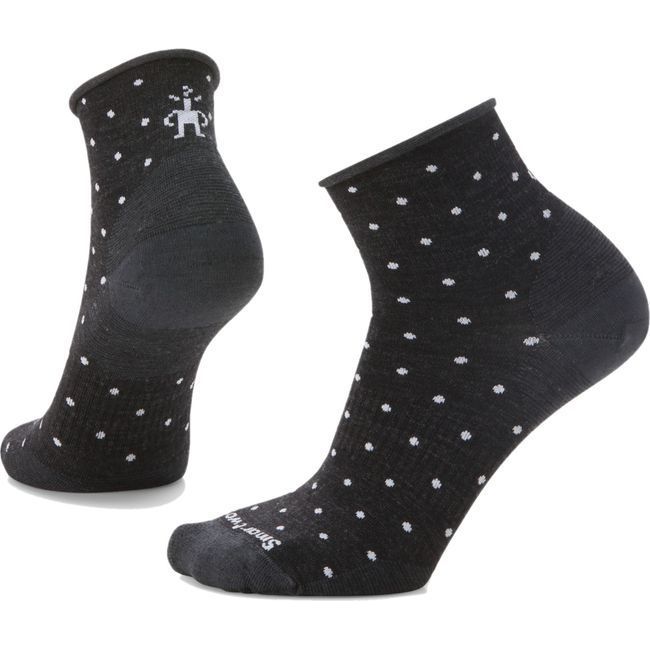 Smartwool Unisex Everyday Classic Dot Ankle Sock Charcoal SW001840-003