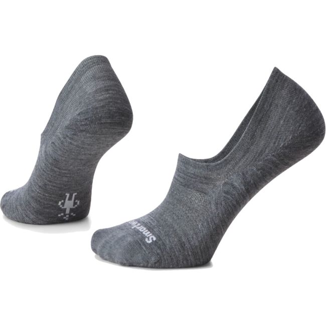 Smartwool Unisex Everyday No Show Zero Cushion Sock Medium Gray SW001994-052