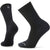 Smartwool Unisex Everyday Solid Rib Crew Light Cushion Sock Black SW001887-001