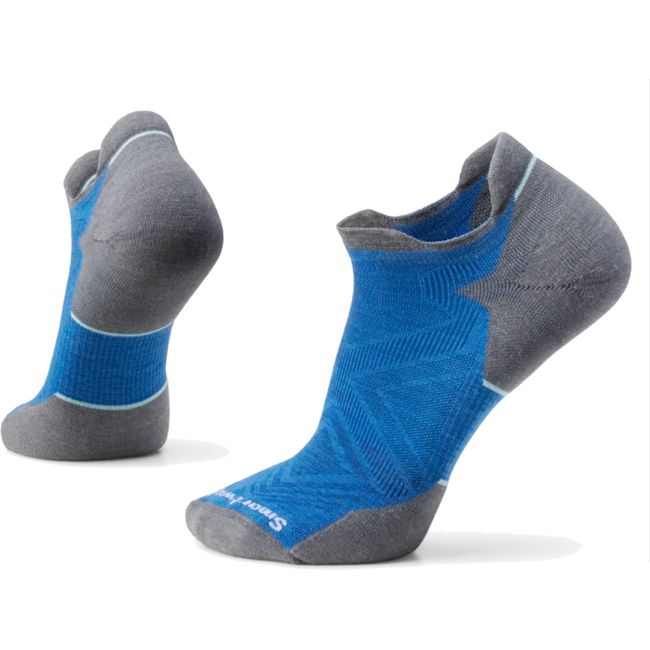 Smartwool Unisex Run Targeted Cushion Low Ankle Sock Laguna Blue SW001659-J96