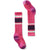 Smartwool Kids' Wintersport Stripe Full Cushion Over The Calf Sock Power Pink SW001817-L89