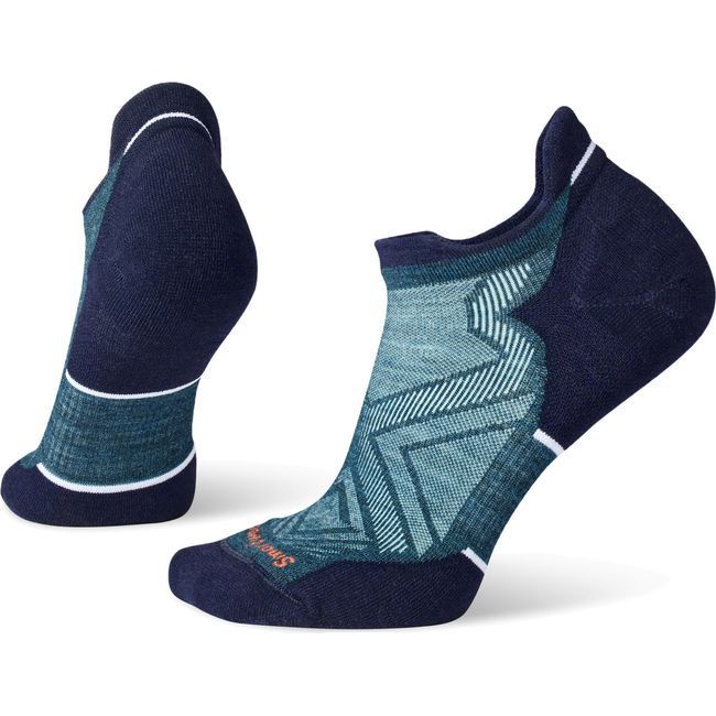 Smartwool Women's Run Targeted Cushion Low Ankle Sock Twilight Blue SW001671G74