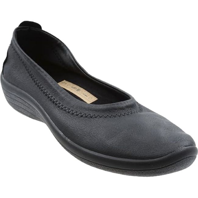 Arcopedico Women's Guaja Ballet Flat Gin Black 4596-J65