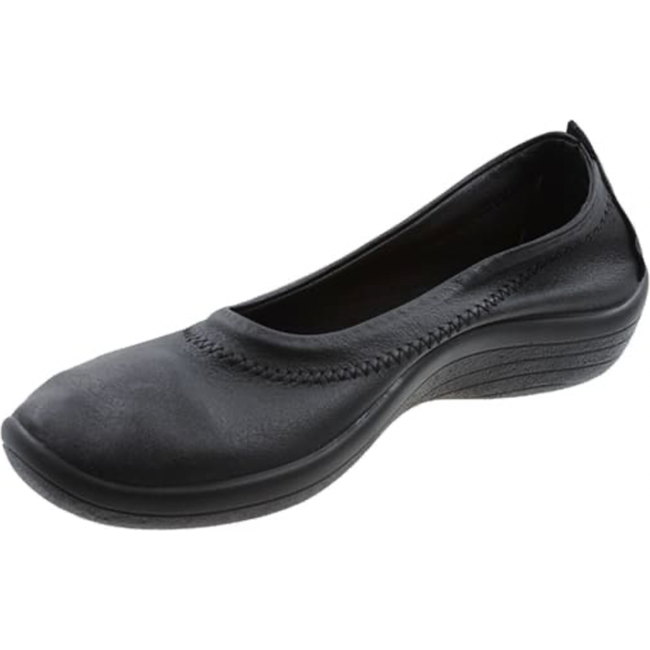 Arcopedico Women&#39;s Guaja Ballet Flat Gin Black 4596-J65