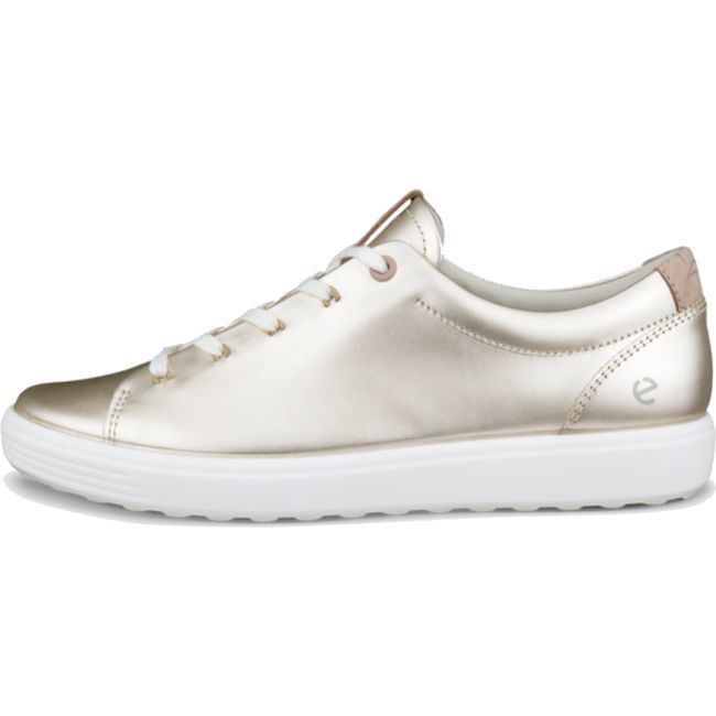 ECCO Women's Soft 7 Floral Shoe Pue White Gold 470803-01688