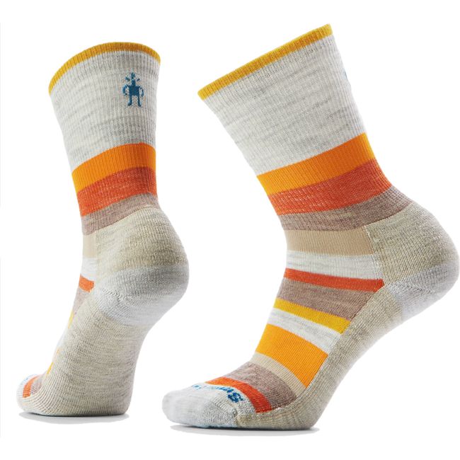 Smartwool Unisex Everyday Multi-Stripe Light Cushion Crew Sock