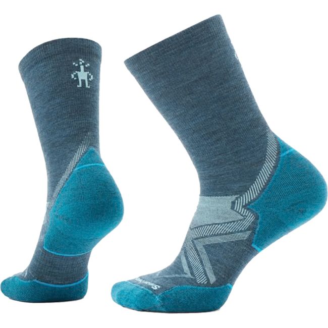 Twilight Blue Smartwool Women's Run Cold Weather Targeted Cushion Crew Sock