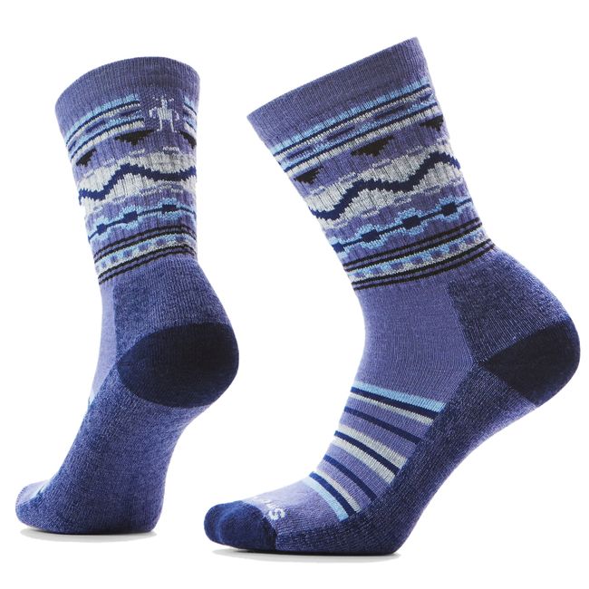 Smartwool Unisex Everyday Hudson Trail Crew Sock in Nightfall Blue