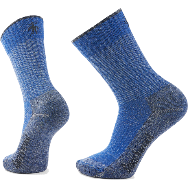 Pair of Smartwool Unisex Hike Classic Edition Second Cut Crew Socks in Laguna Blue