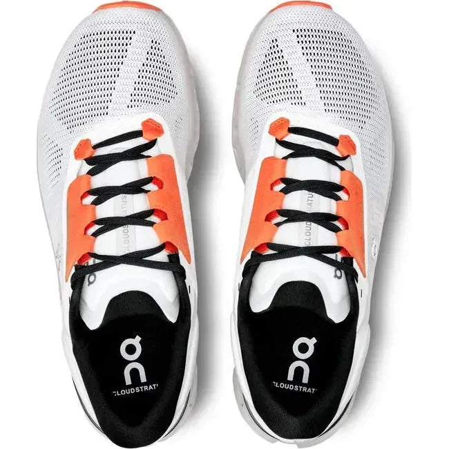 On Running Men's Cloudstratus 3 Running Shoe White/Sand 3MD30110248