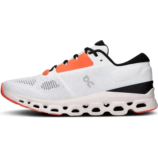 On Running Men's Cloudstratus 3 Running Shoe White/Sand 3MD30110248