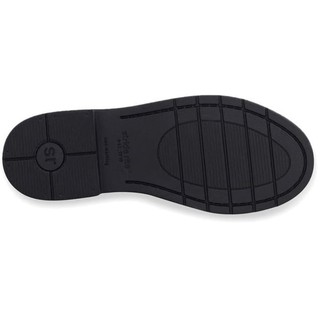 Sole of Stride Rite Carolyn Ankle Boot for Kids in Black