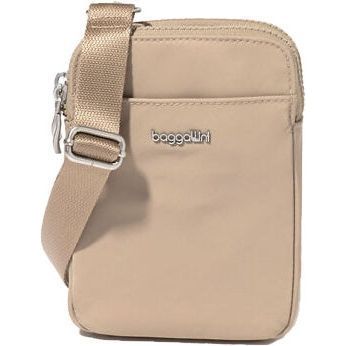 Baggallini Modern Take Two Crossbody Bag Taupe Twill TBM869B0367