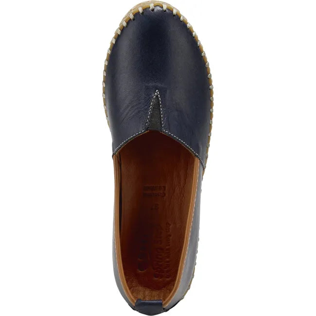 Spring Step Women's Tispea Wedge Tispea Navy