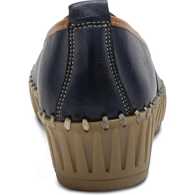 Spring Step Women's Tispea Wedge Tispea Navy