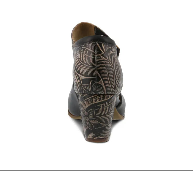 L'Artiste Women's Toolie Heel Black