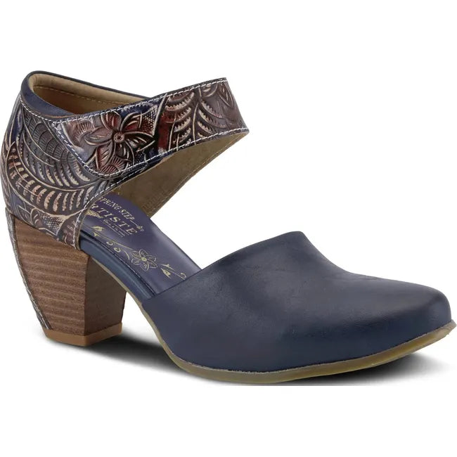 L'Artiste Women's Toolie Heel Blue