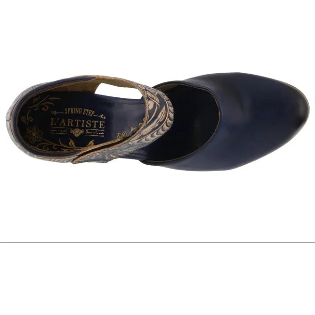 L'Artiste Women's Toolie Heel Blue