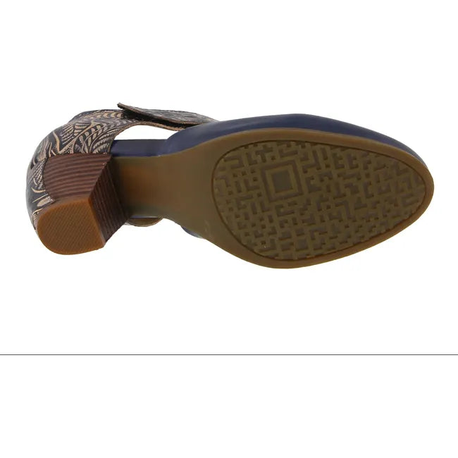 L'Artiste Women's Toolie Heel Blue