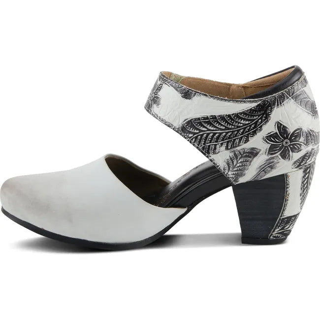 L'Artiste Women's Toolie Heel Off White Multi