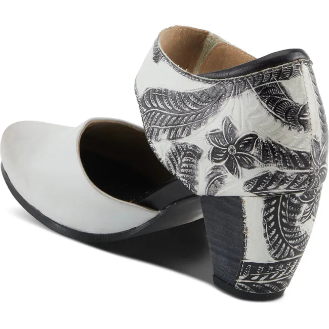 L'Artiste Women's Toolie Heel Off White Multi