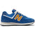 New Balance Unisex 574 Lifestyle Shoe Royal Blue/Gold U574HBG