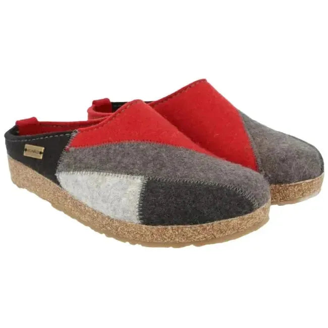 Haflinger Women&#39;s Patch Clog Chili 711070-11