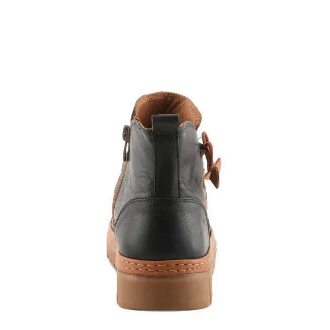 Heel of black leather Spring Step Women&