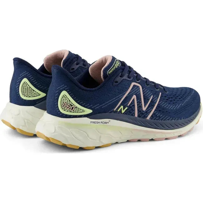 New Balance Women's 860 V13 Running Shoe NAVY/ORB PINK W86013A