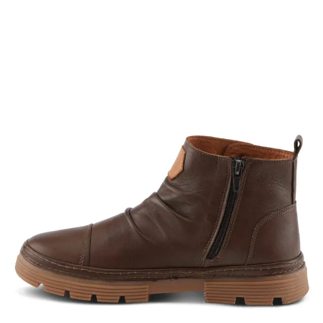 Medial side of dark brown leather Spring Step Women&