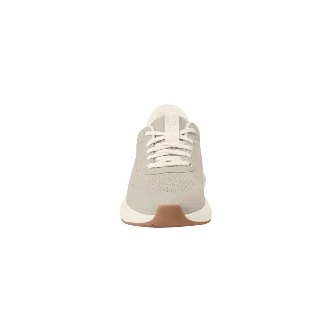 Front of Women’s Kizik Athens 2 Sneaker in Oatmeal Beige with easy on HandsFree Step-In tech