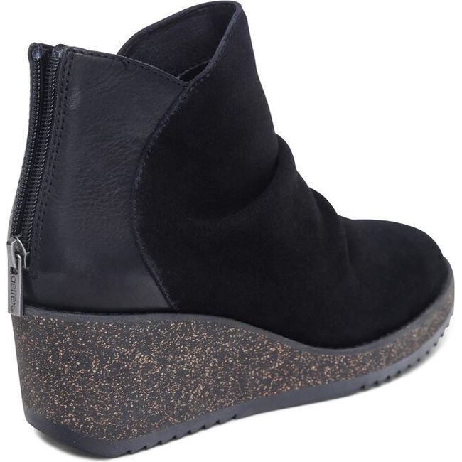 Aetrex Women's Kara Ankle Wedge Boot Black WB100W