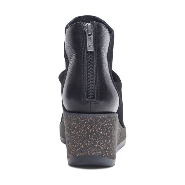 Aetrex Women's Kara Ankle Wedge Boot Black WB100W