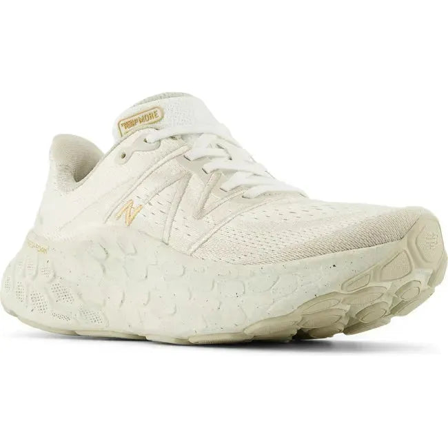 New Balance Women's Fresh Foam X More V4 Running Shoe ANGORA/SEA SALT WMORWS4