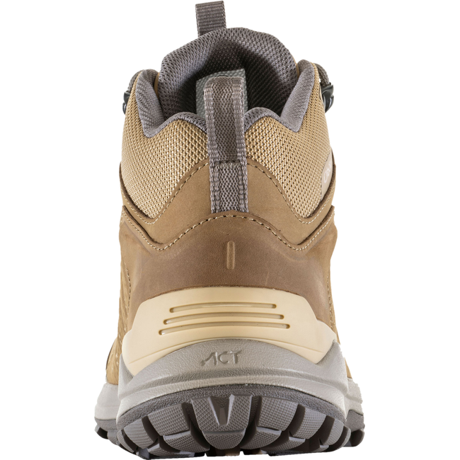 Heel of Women&#39;s Oboz SypeMid Leather Waterproof Hiking Boot in acorn tan