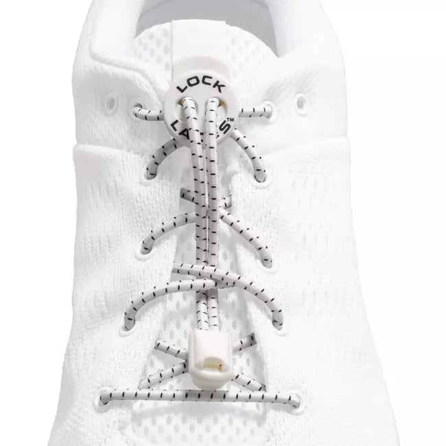 Lock Laces White No Tie Shoelaces