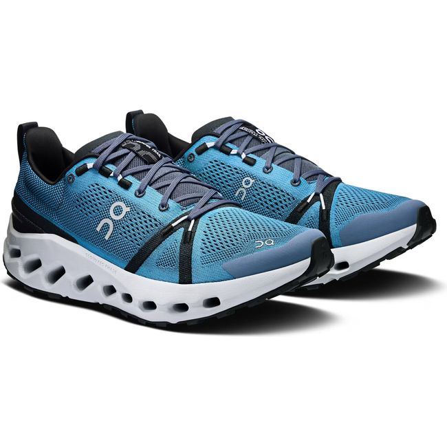 Pair of Men's On Running Cloudsurfer Trail Running Shoes in Niagara Glacier blue