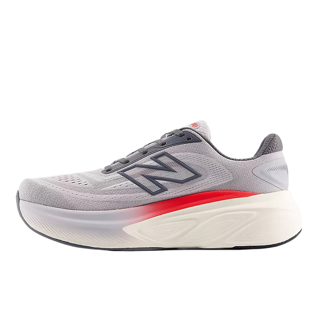 Medial side of New Balance Men's Fresh Foam X More V6 Running Shoe in Grey Matter