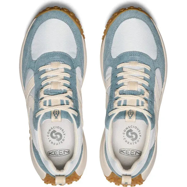 Top down view of Women's Keen KS86 Sneakers in Ballad Blue Faded Denim colorway