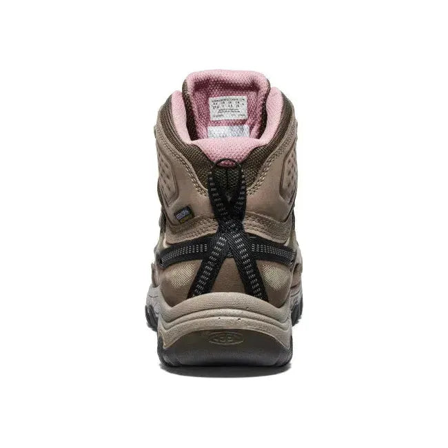 Keen Women&#39;s Targhee IV Waterproof Hiking Boot Brindle/Nostalgia Rose 1028990/1029017