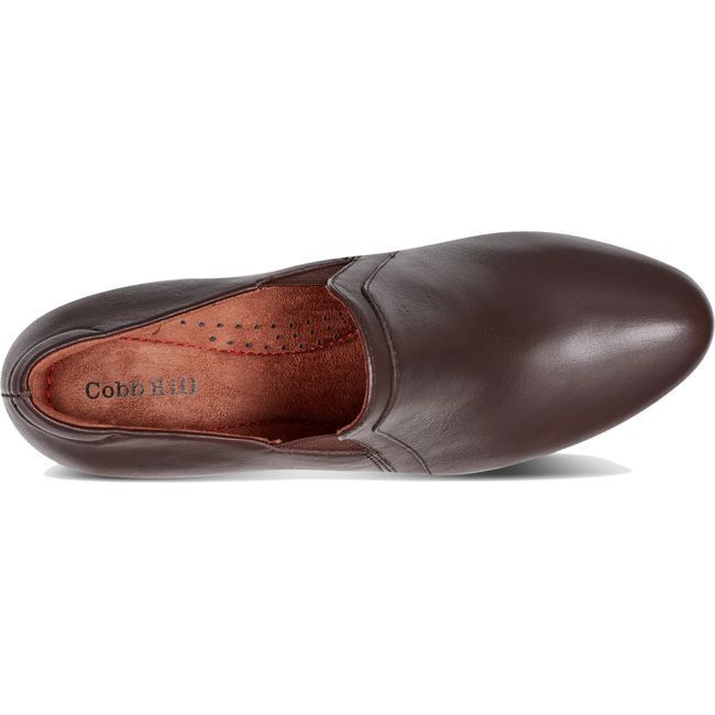 Cobb Hill Women's Winny Slip On Heel Dark Brown CWINNY DBR01
