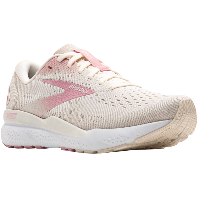 Brooks Women&#39;s Ghost 16 Running Shoe Coconut/Zephyr/White 120407-136