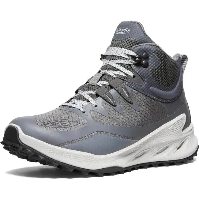 Keen Women's Zionic Mid Waterproof Steel Grey/Magnet Hiking Boot 1028177